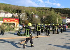 Hexenfeuer und Maibaumstellen in der Region