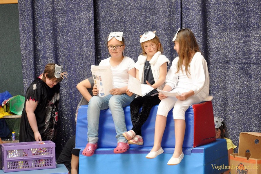 Obergrochlitzer Grund-und Carolinenschüler mit tollem Musical-Projekt