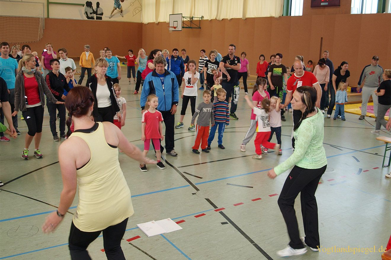 Familiensportfest der Greizer Kindertagesstätte Juri Gagarin