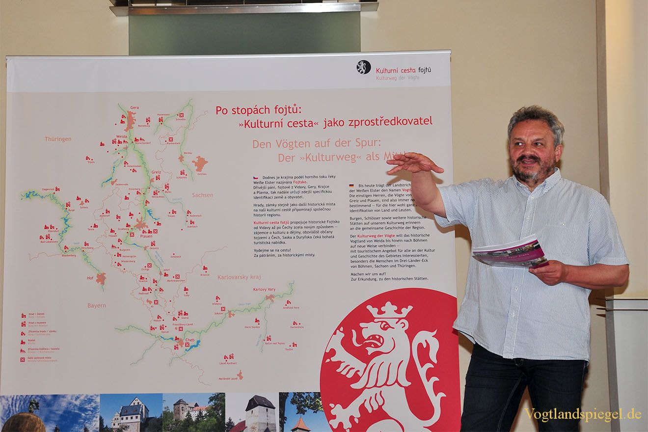 Wanderausstellung des Ziel3-Projekts auf Oberem Schloss Greiz