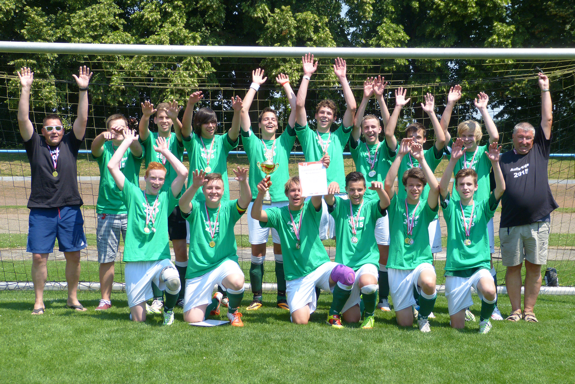 Greizer B-Junioren gewinnen Kreispokal