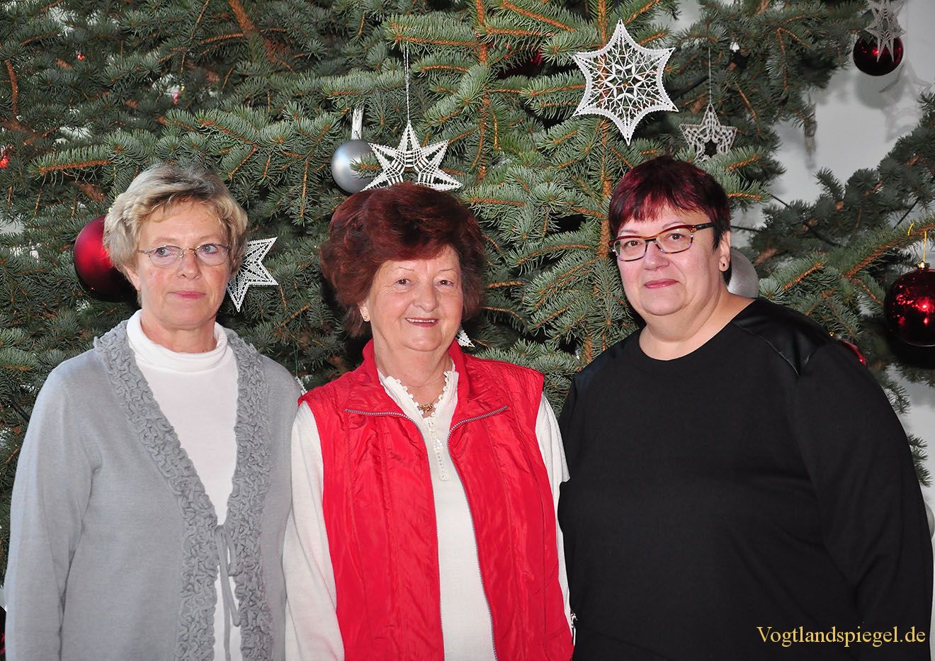 Prächtiger Weihnachtsbaum erstrahlt in der Vogtlandhalle Greiz