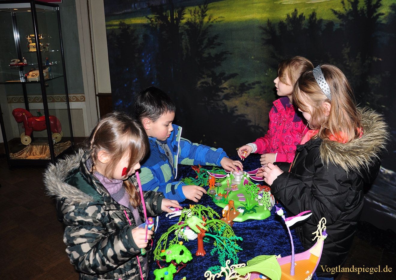 Elsterberger Hortkinder besuchen Playmobil-Ausstellung