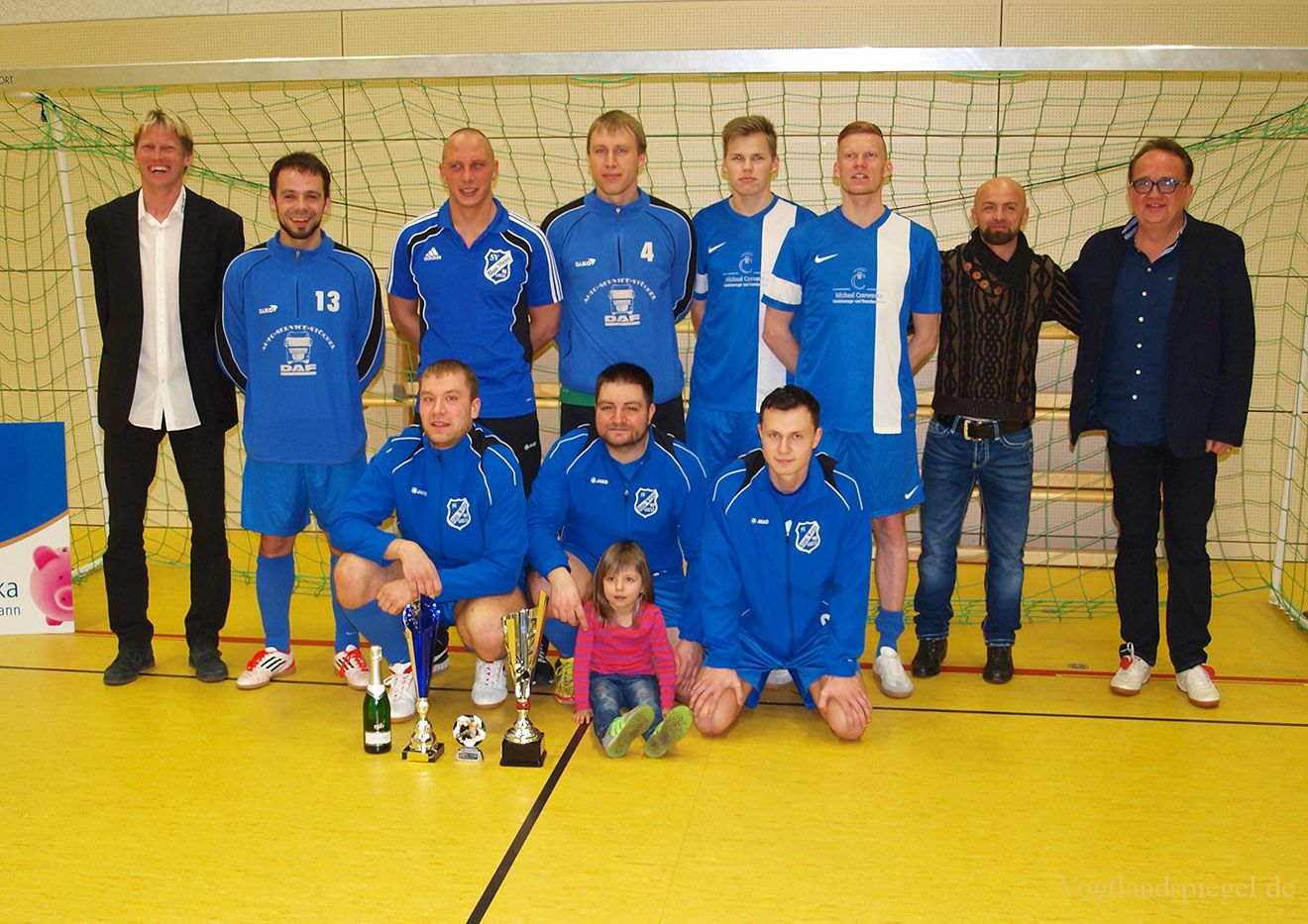 Männer des SV Blau-Weiß 90 Greiz gewinnen Czerwenka-Finanz-Cup