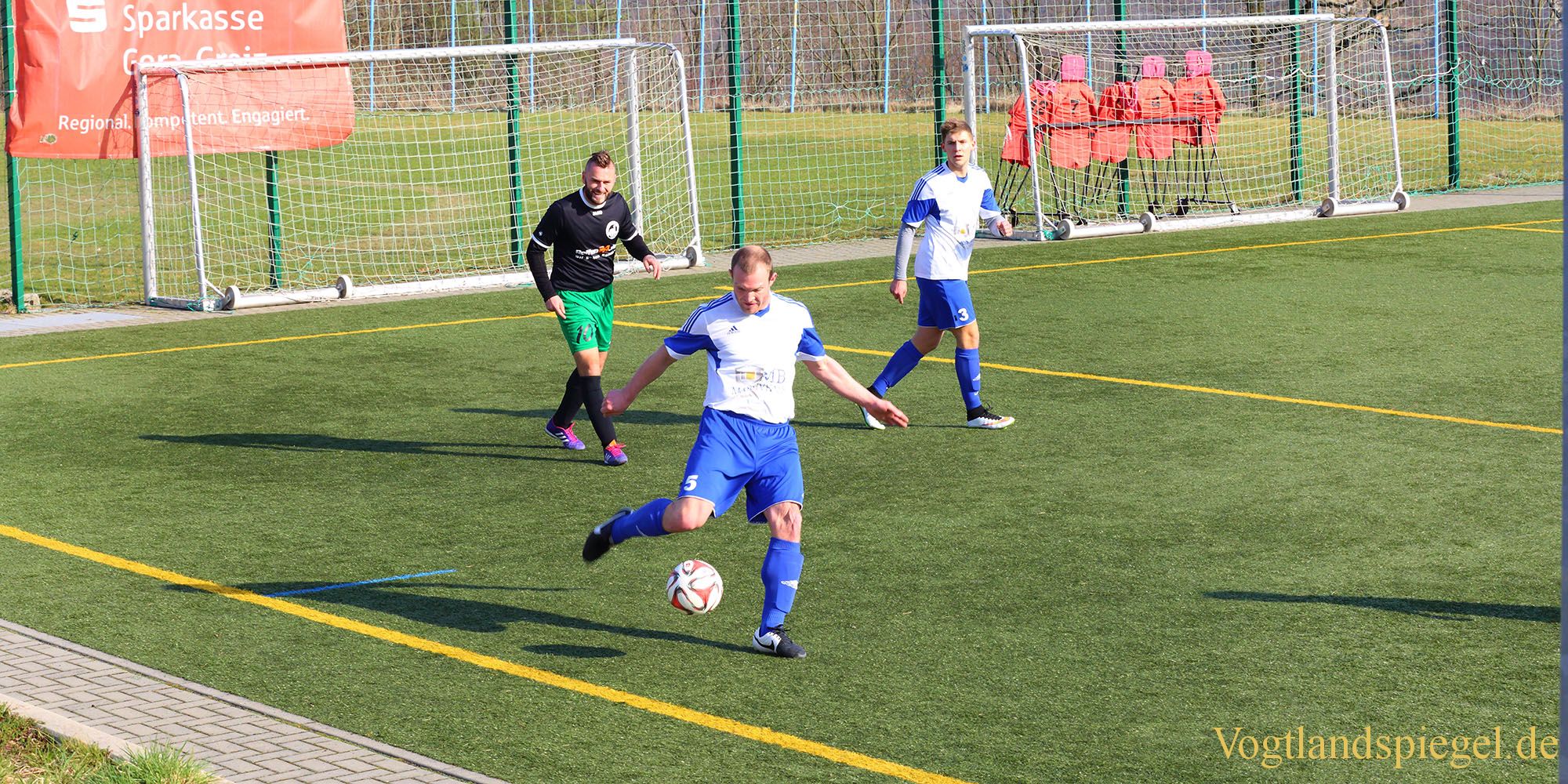 Fußball Landesklasse: 1. FC Greiz gegen TSV Bad Blankenburg - 3:0