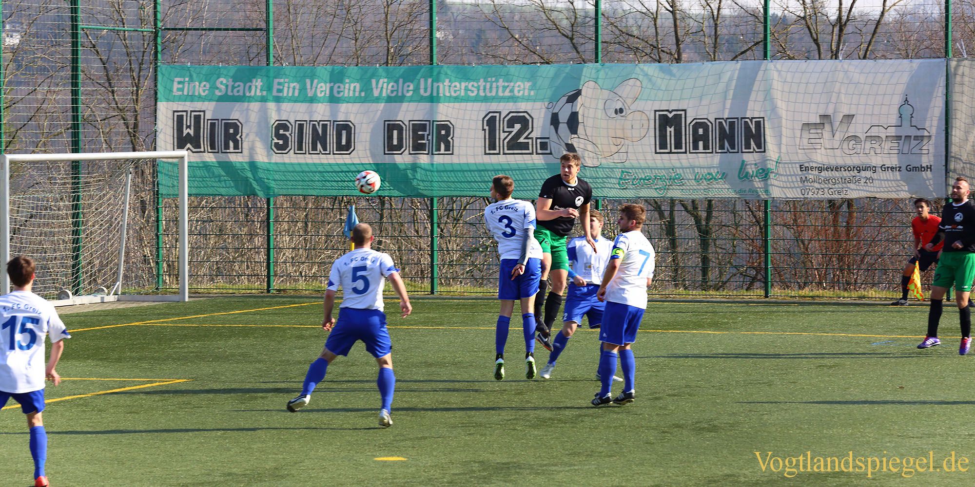 Fußball Landesklasse: 1. FC Greiz gegen TSV Bad Blankenburg - 3:0