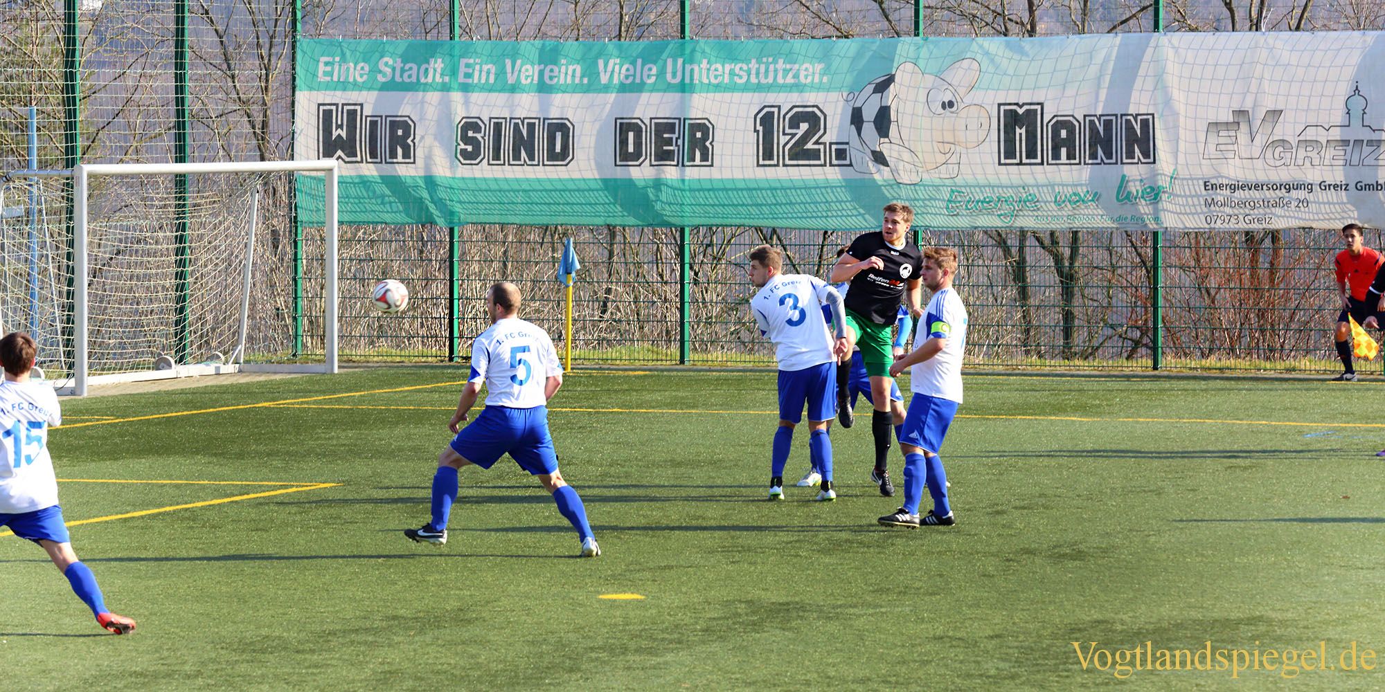 Fußball Landesklasse: 1. FC Greiz gegen TSV Bad Blankenburg - 3:0