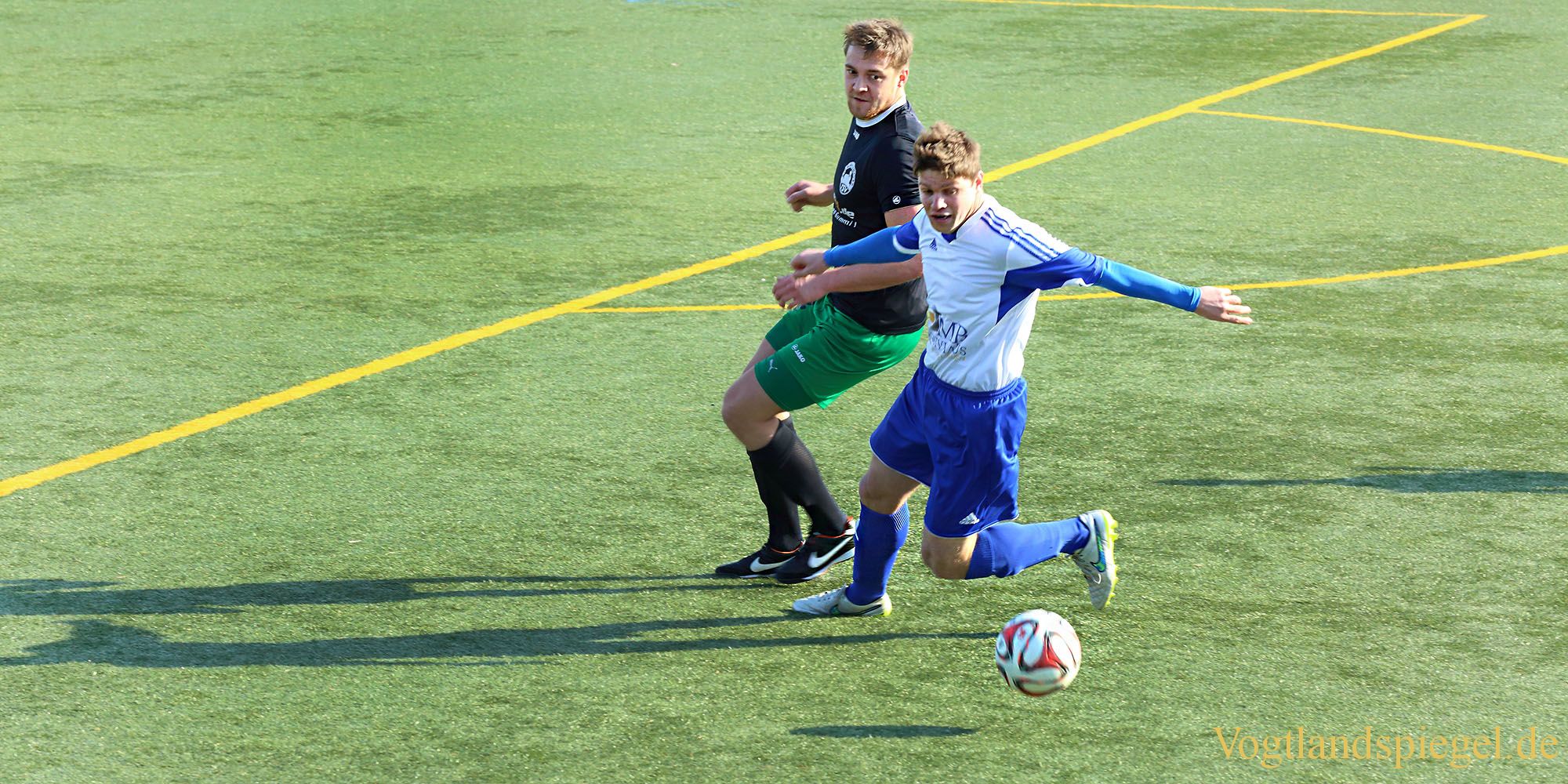Fußball Landesklasse: 1. FC Greiz gegen TSV Bad Blankenburg - 3:0
