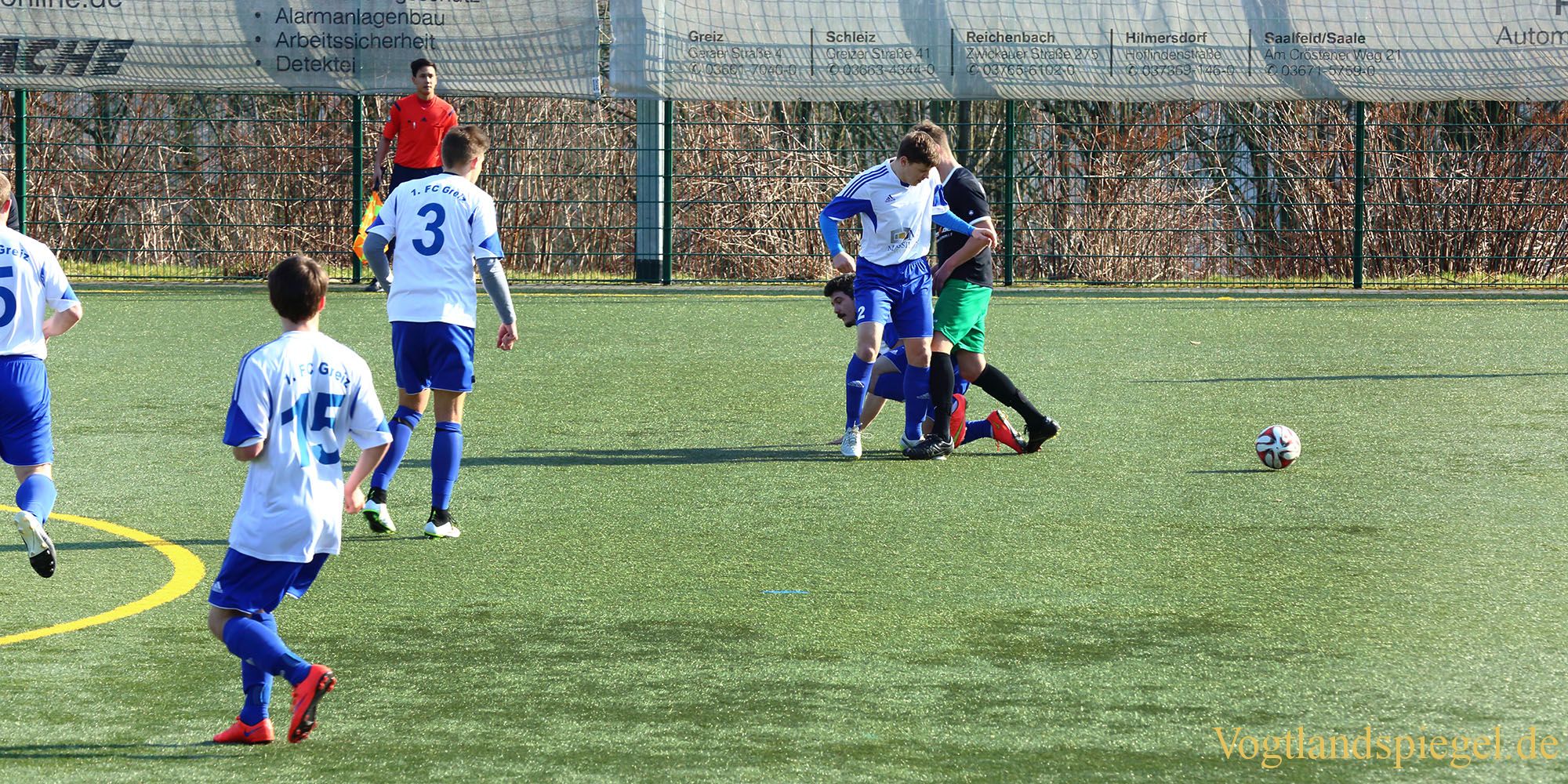 Fußball Landesklasse: 1. FC Greiz gegen TSV Bad Blankenburg - 3:0