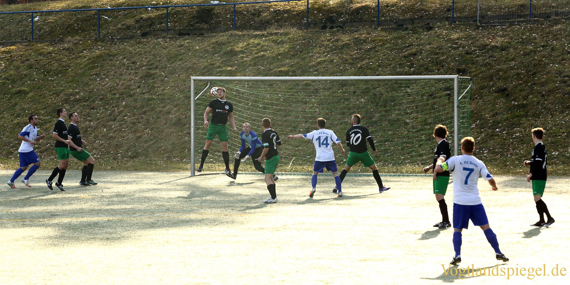 Fußball Landesklasse: 1. FC Greiz gegen TSV Bad Blankenburg - 3:0