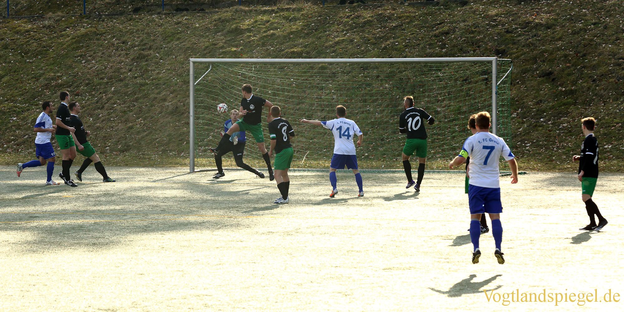 Fußball Landesklasse: 1. FC Greiz gegen TSV Bad Blankenburg - 3:0