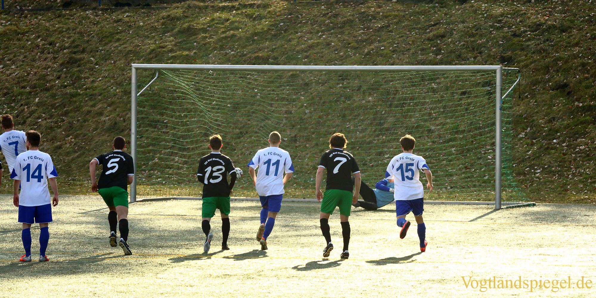 Fußball Landesklasse: 1. FC Greiz gegen TSV Bad Blankenburg - 3:0