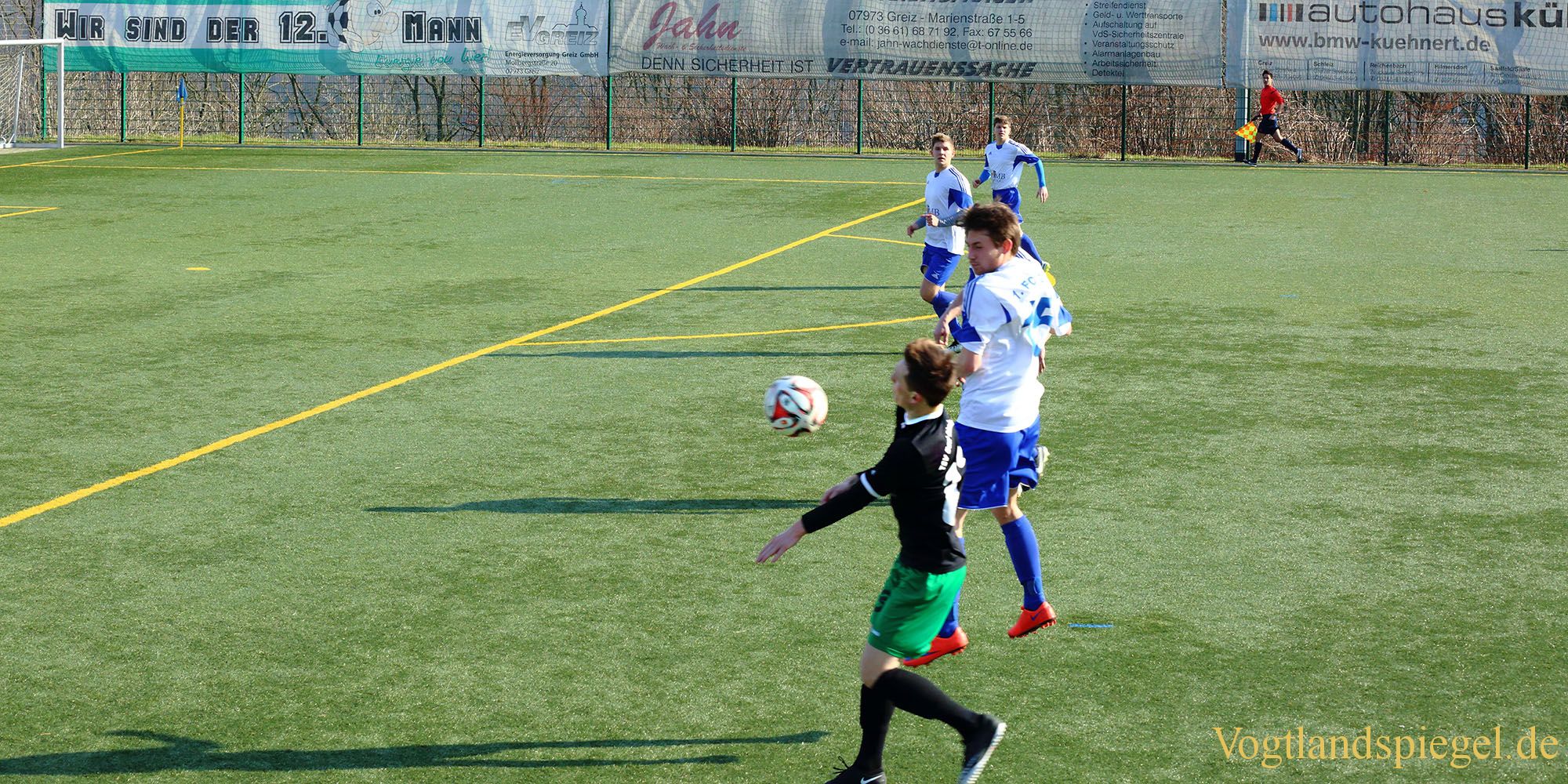 Fußball Landesklasse: 1. FC Greiz gegen TSV Bad Blankenburg - 3:0