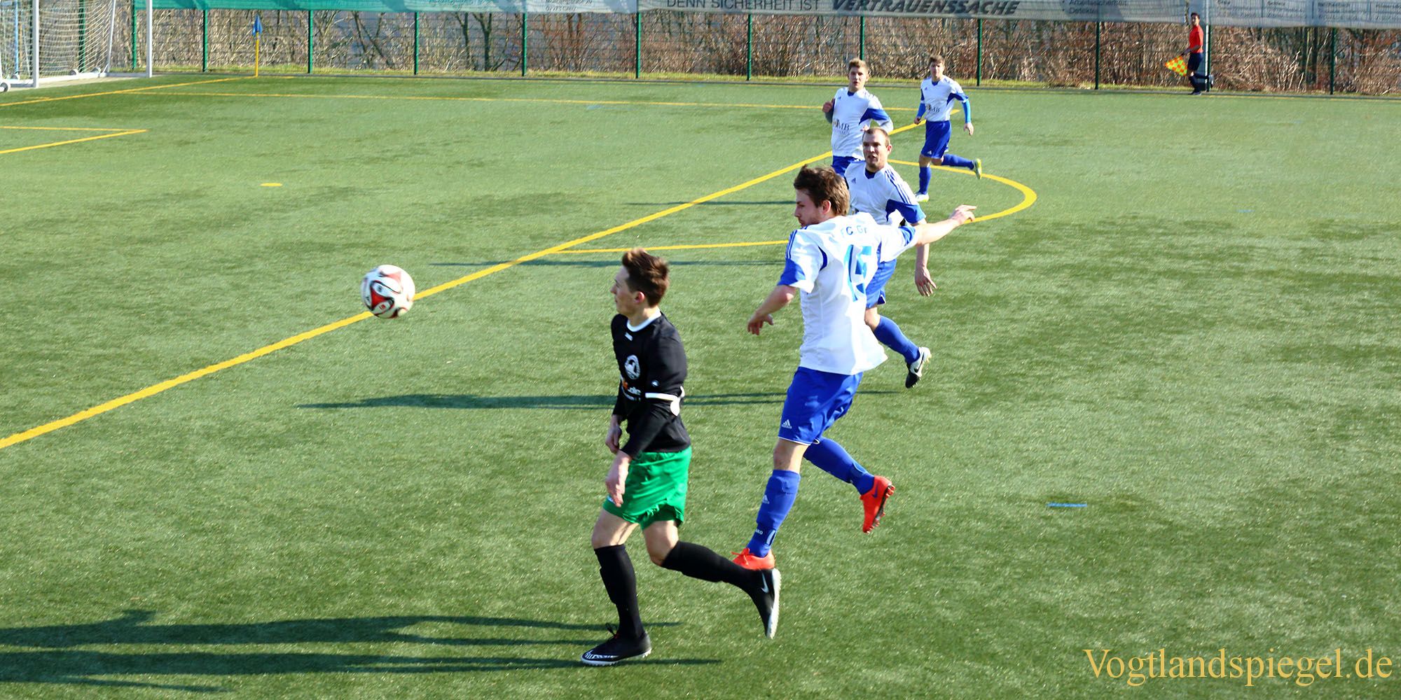 Fußball Landesklasse: 1. FC Greiz gegen TSV Bad Blankenburg - 3:0