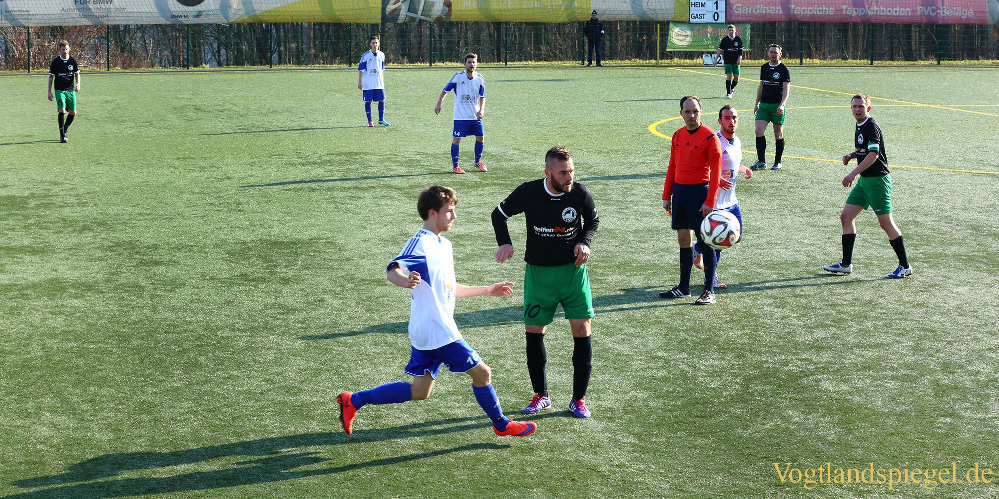 Fußball Landesklasse: 1. FC Greiz gegen TSV Bad Blankenburg - 3:0