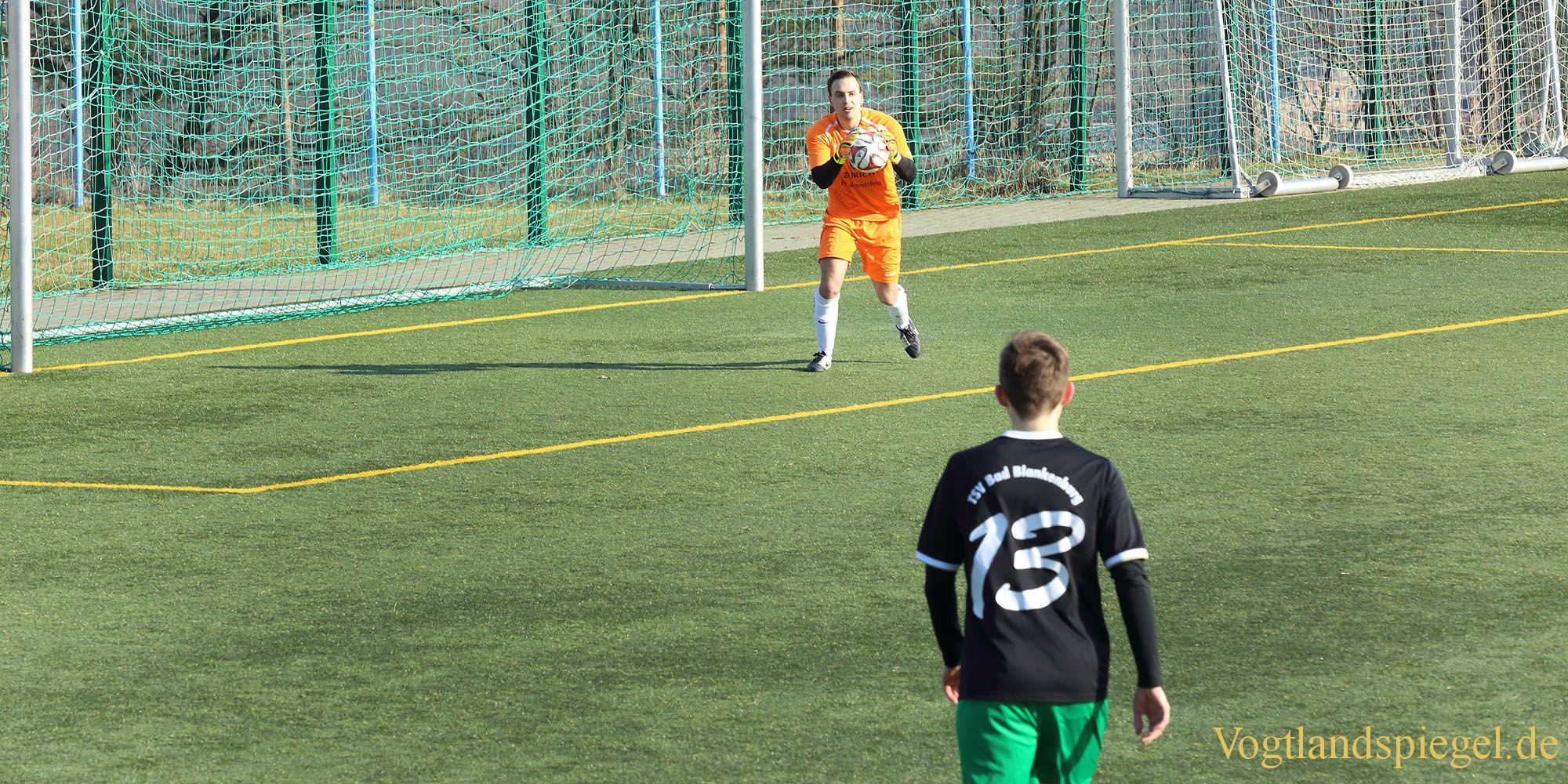 Fußball Landesklasse: 1. FC Greiz gegen TSV Bad Blankenburg - 3:0