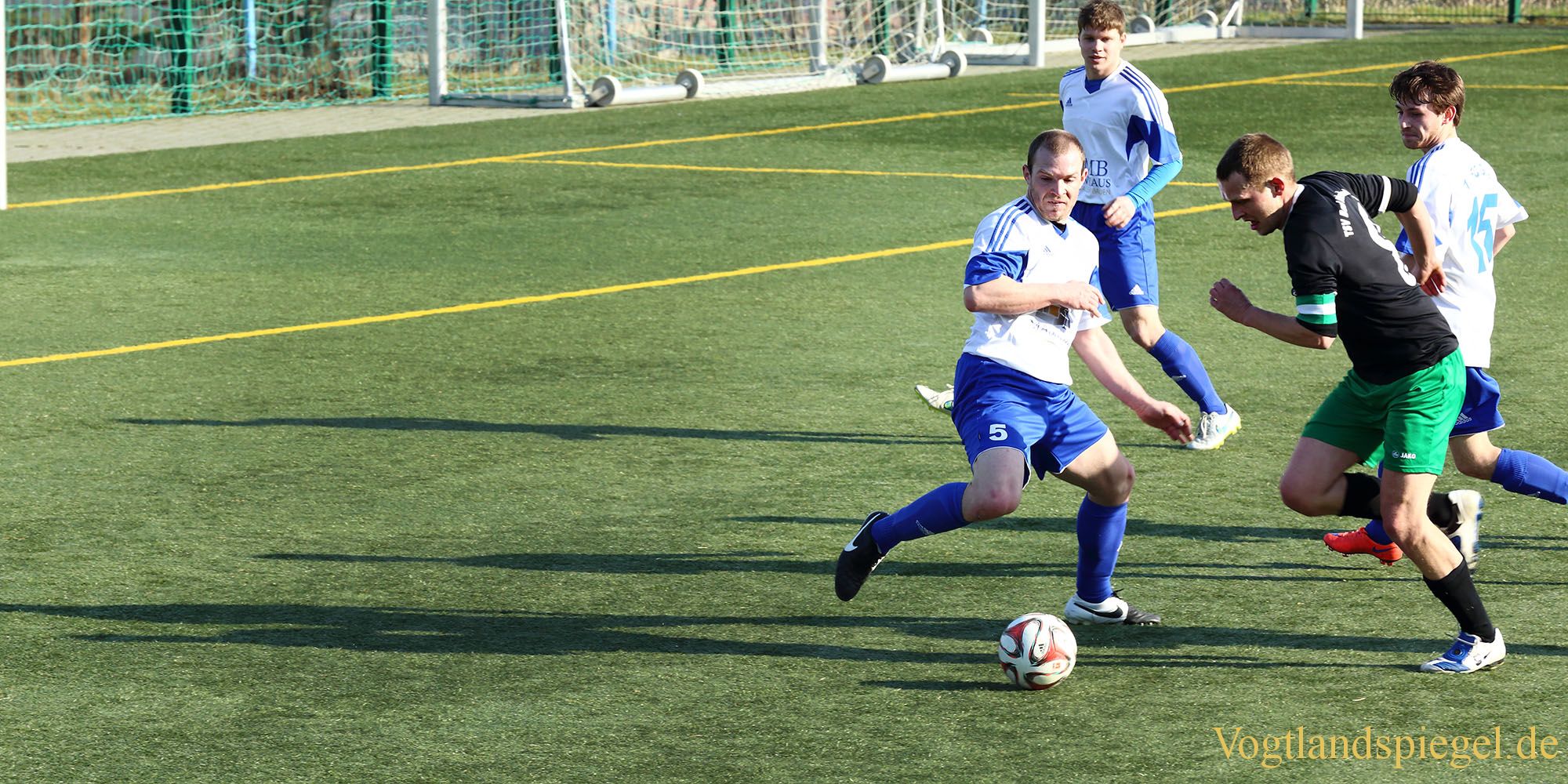 Fußball Landesklasse: 1. FC Greiz gegen TSV Bad Blankenburg - 3:0