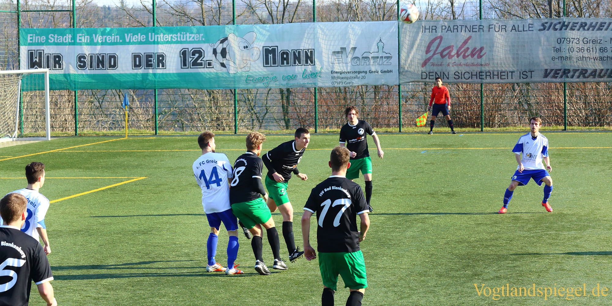Fußball Landesklasse: 1. FC Greiz gegen TSV Bad Blankenburg - 3:0