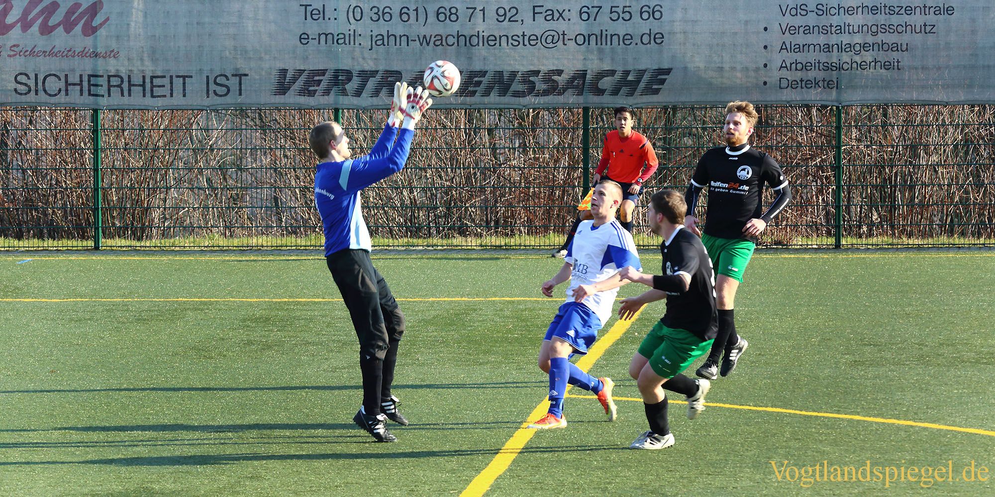 Fußball Landesklasse: 1. FC Greiz gegen TSV Bad Blankenburg - 3:0