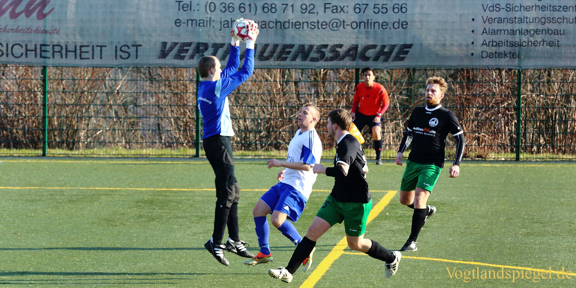 Fußball Landesklasse: 1. FC Greiz gegen TSV Bad Blankenburg - 3:0