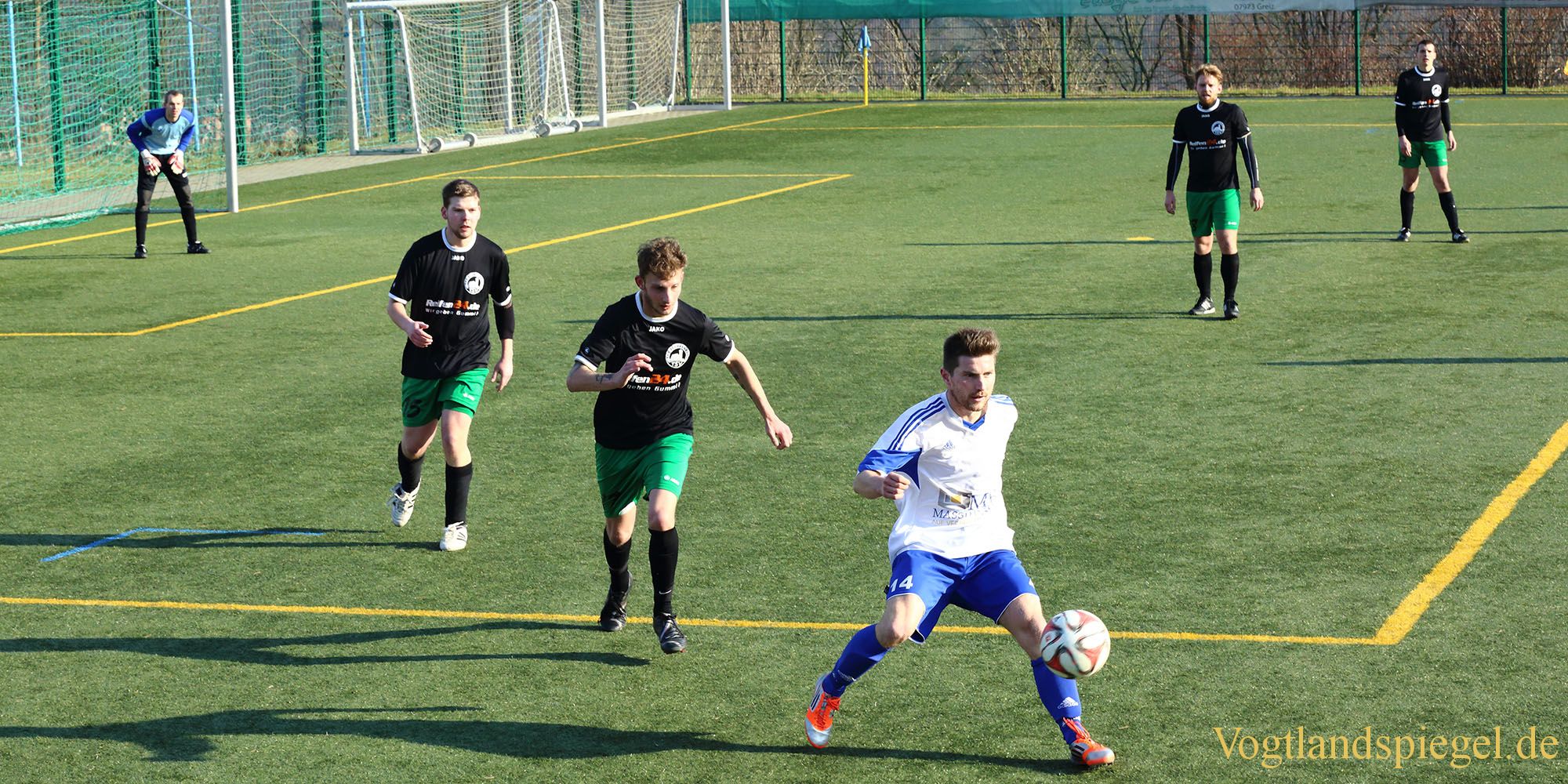 Fußball Landesklasse: 1. FC Greiz gegen TSV Bad Blankenburg - 3:0