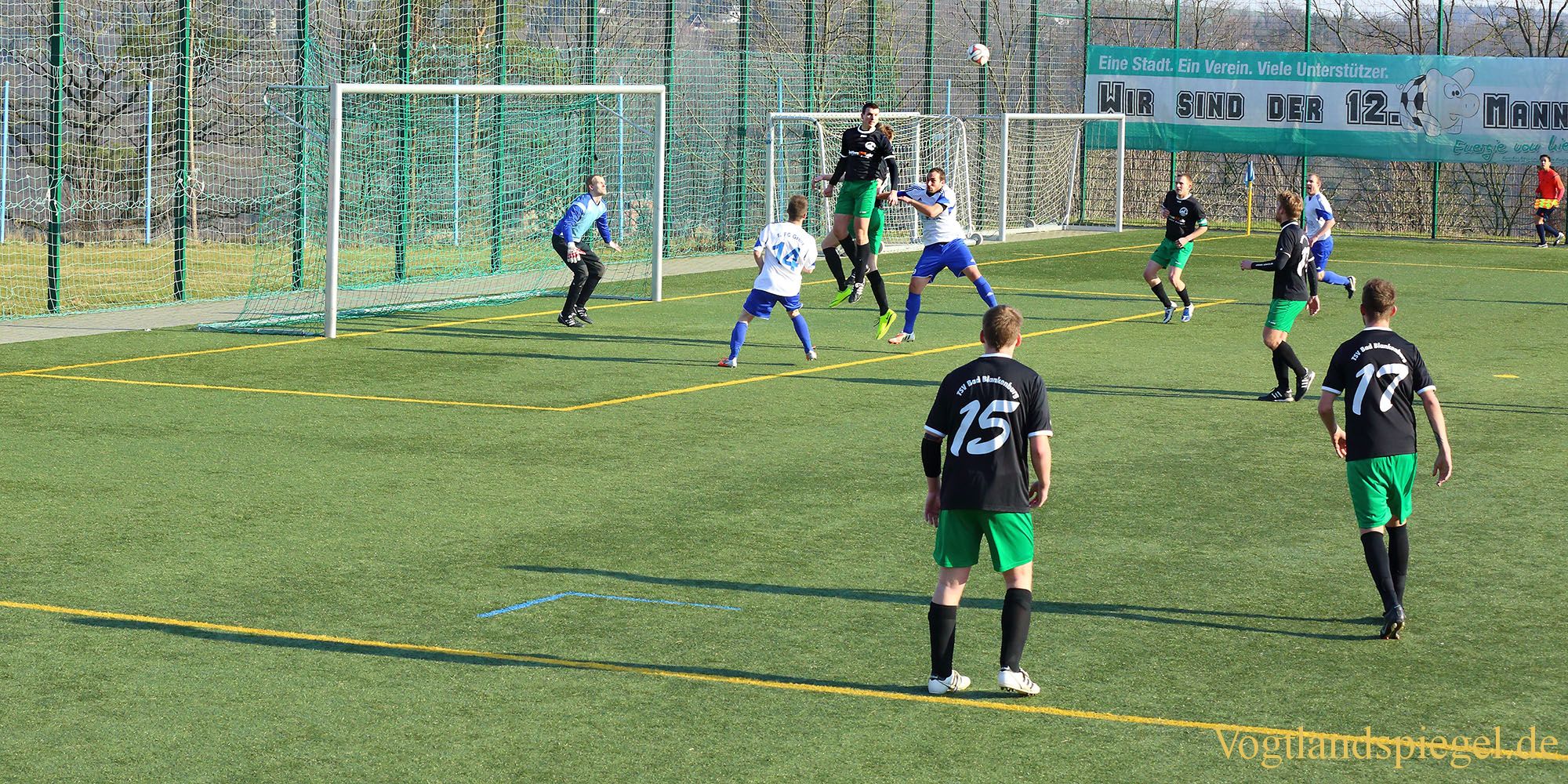 Fußball Landesklasse: 1. FC Greiz gegen TSV Bad Blankenburg - 3:0