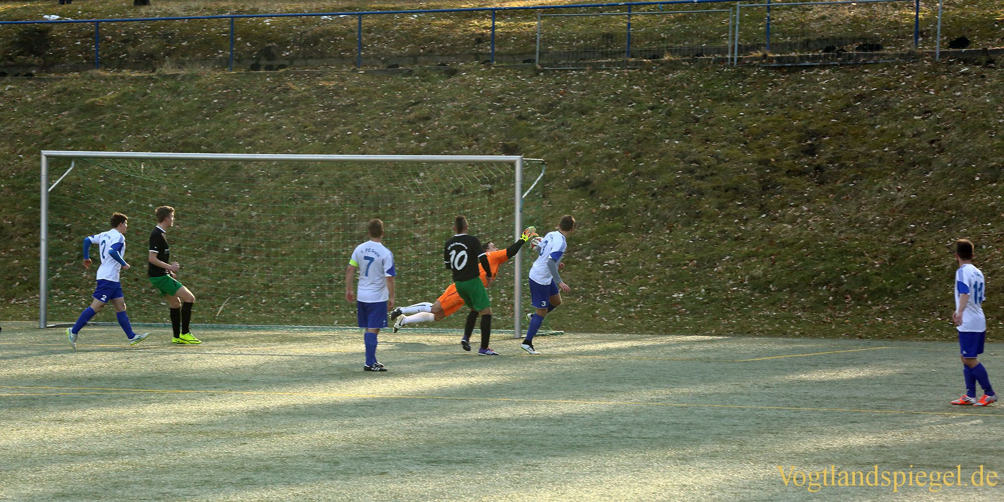 Fußball Landesklasse: 1. FC Greiz gegen TSV Bad Blankenburg - 3:0