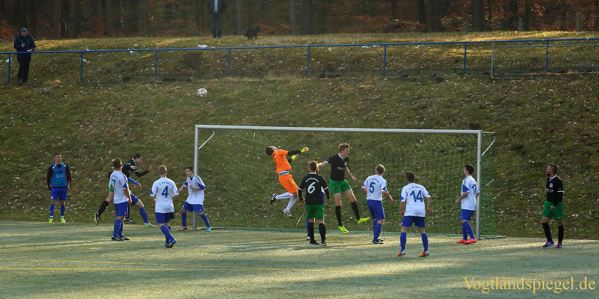 Fußball Landesklasse: 1. FC Greiz gegen TSV Bad Blankenburg - 3:0