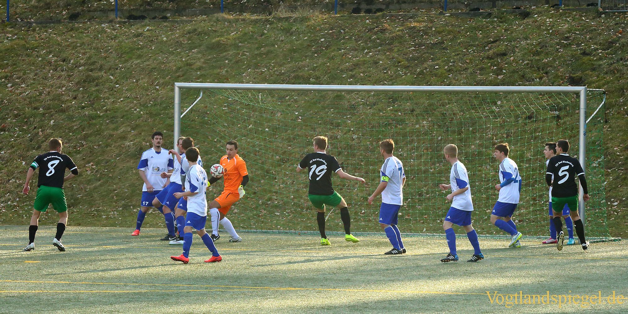 Fußball Landesklasse: 1. FC Greiz gegen TSV Bad Blankenburg - 3:0