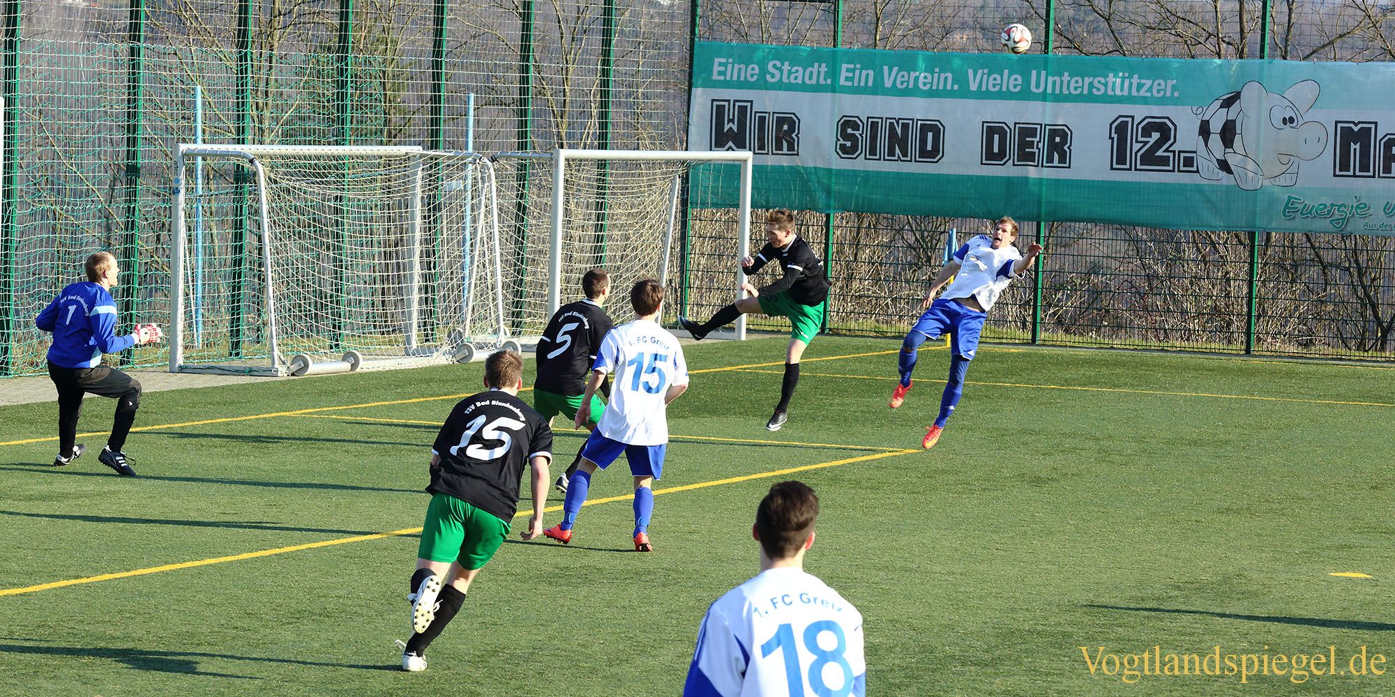 Fußball Landesklasse: 1. FC Greiz gegen TSV Bad Blankenburg - 3:0