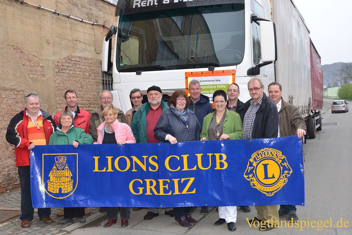 Greizer Lions Club unterstützt Brest-Transport