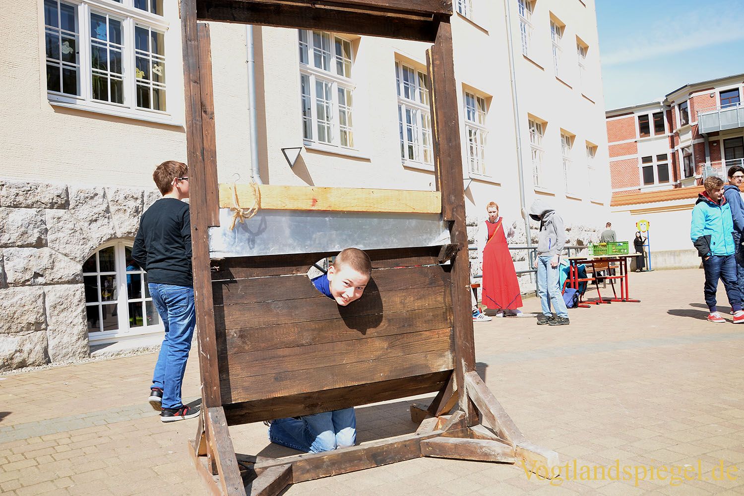 Willkommen Mittelalter im Förderzentrum "Friedrich Fröbel"