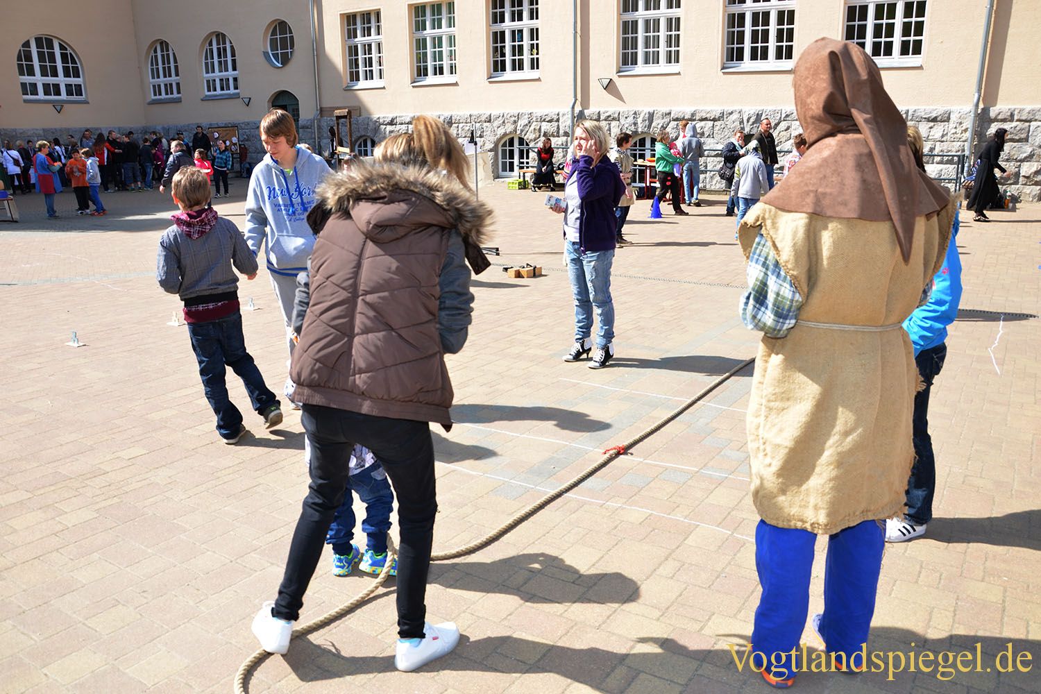 Willkommen Mittelalter im Förderzentrum "Friedrich Fröbel"