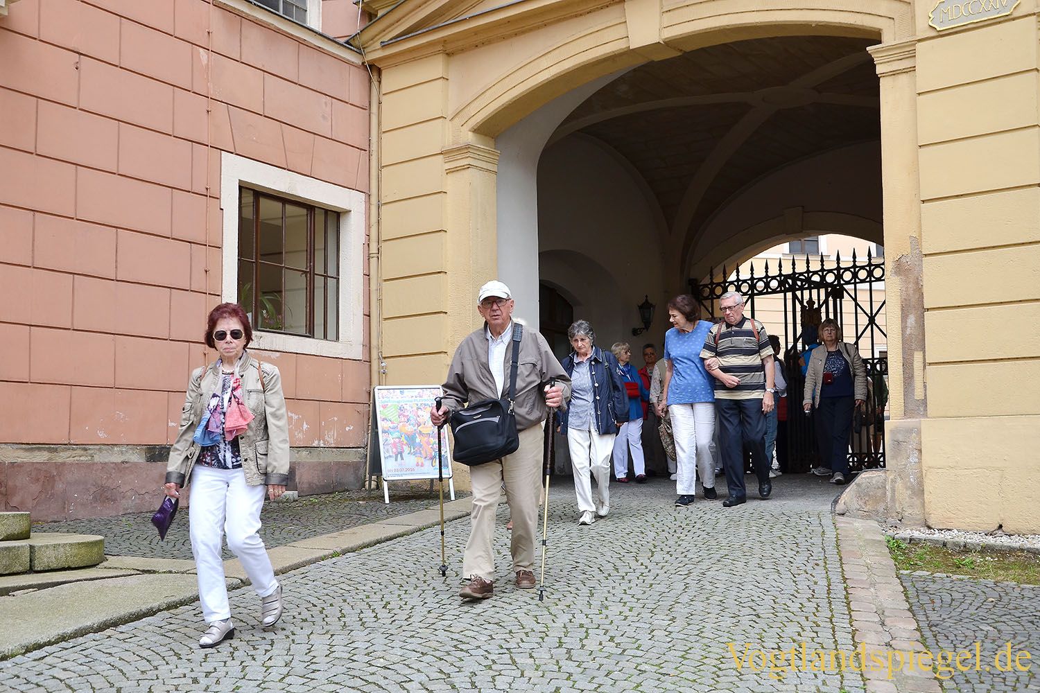 Gäste aus Erlangen besuchen die Stadt Greiz