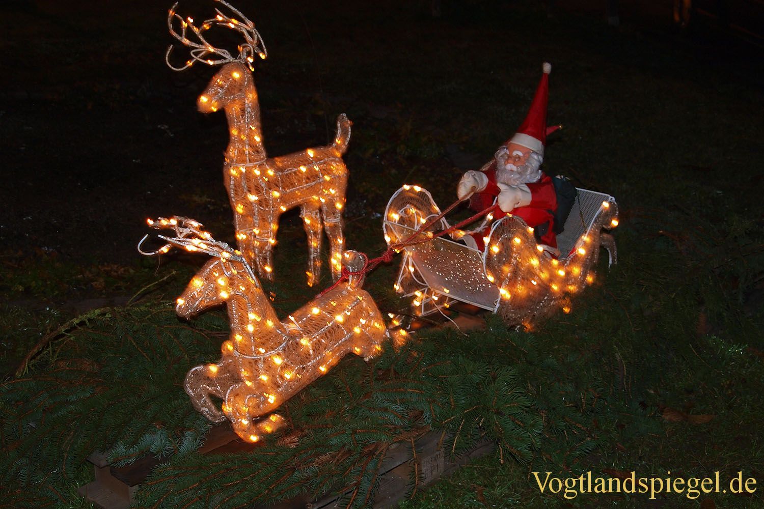 Gommla: Weihnachtswunderland erstrahlt im Lichterglanz