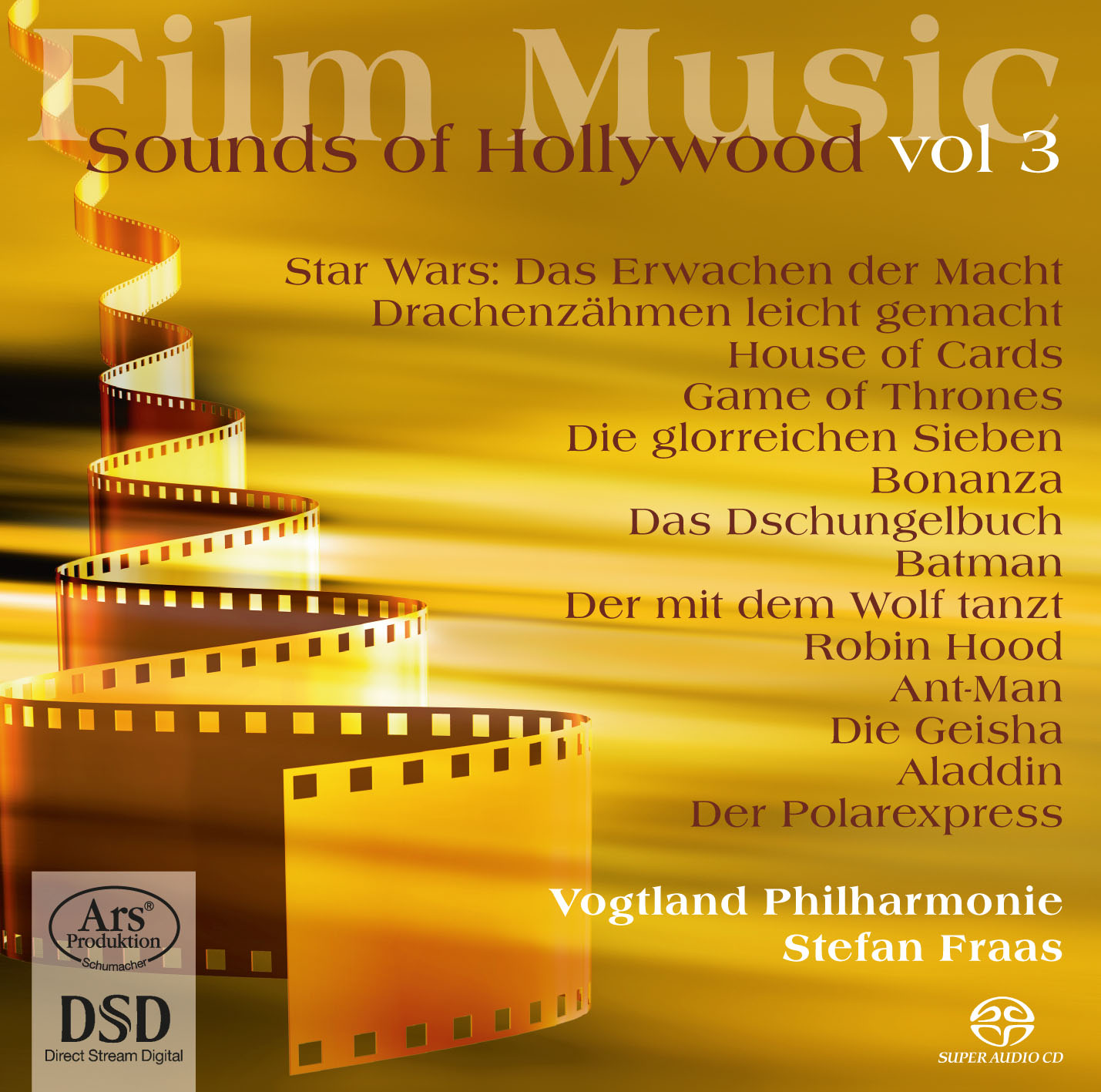 Vogtland Philharmonie mit dritter Filmmusik-CD