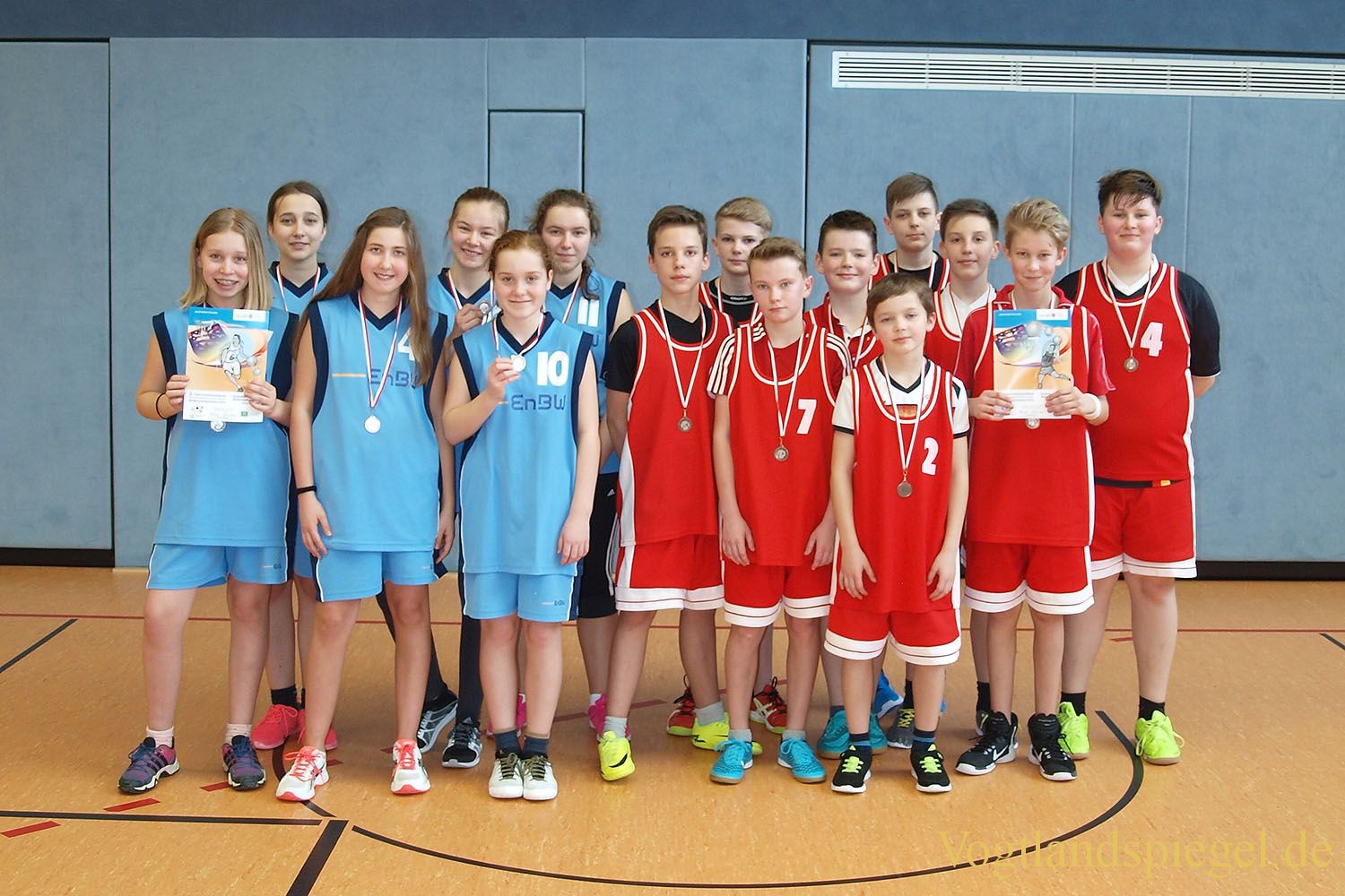 Ulf-Merbold-Gymnasium: Bronze beim Thüringer Landesfinale Basketball