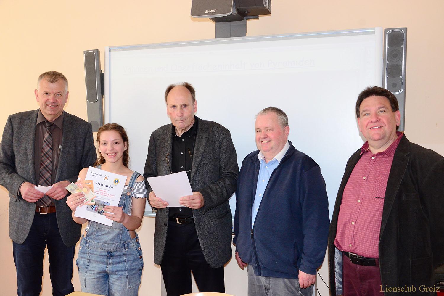 Lionsclub Greiz ehrt fleißigste Teilnehmer am Frühjahrsputz
