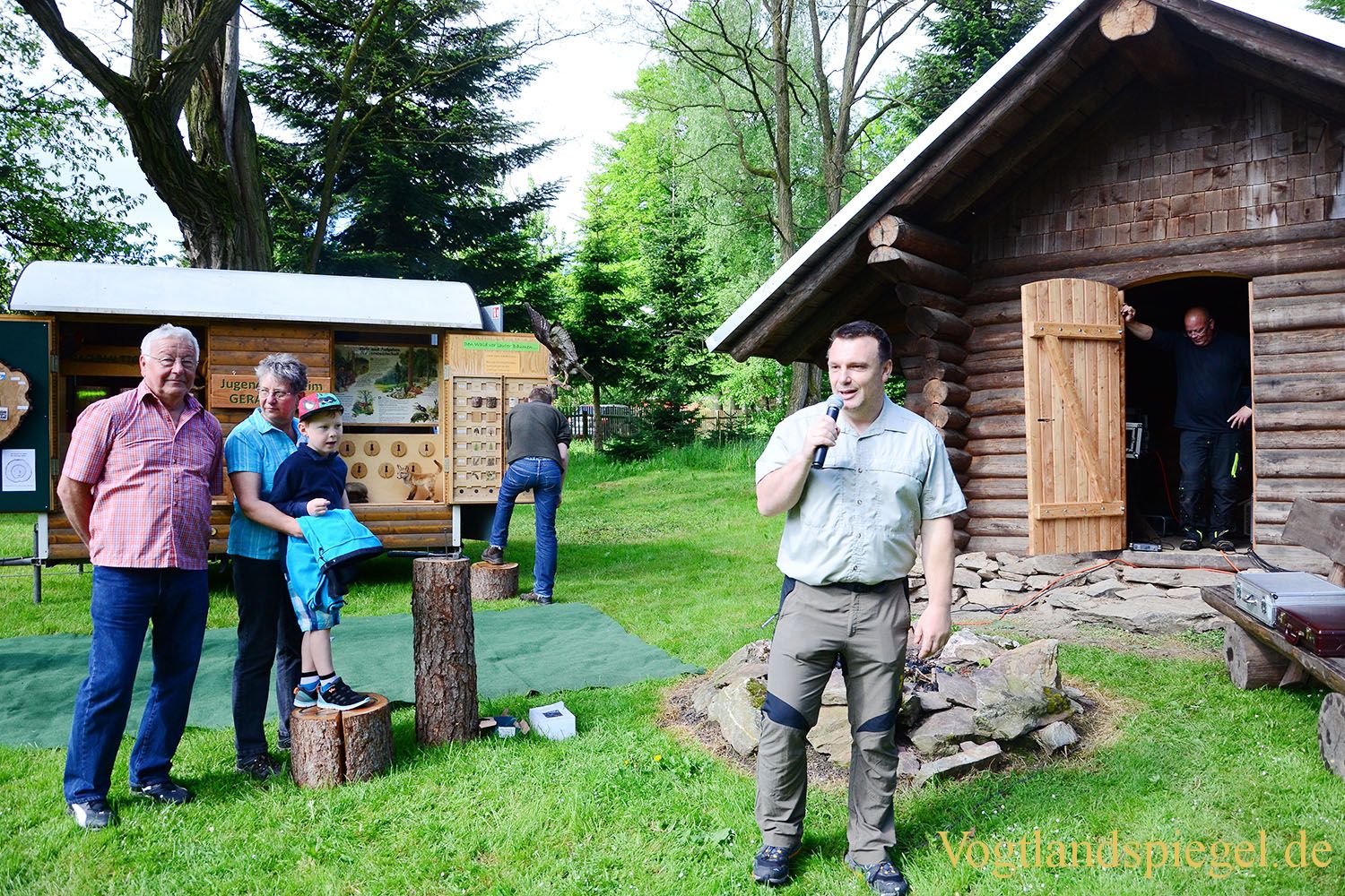 Waldhaus: Besucher strömen zum Tag des Waldes und der Jagd