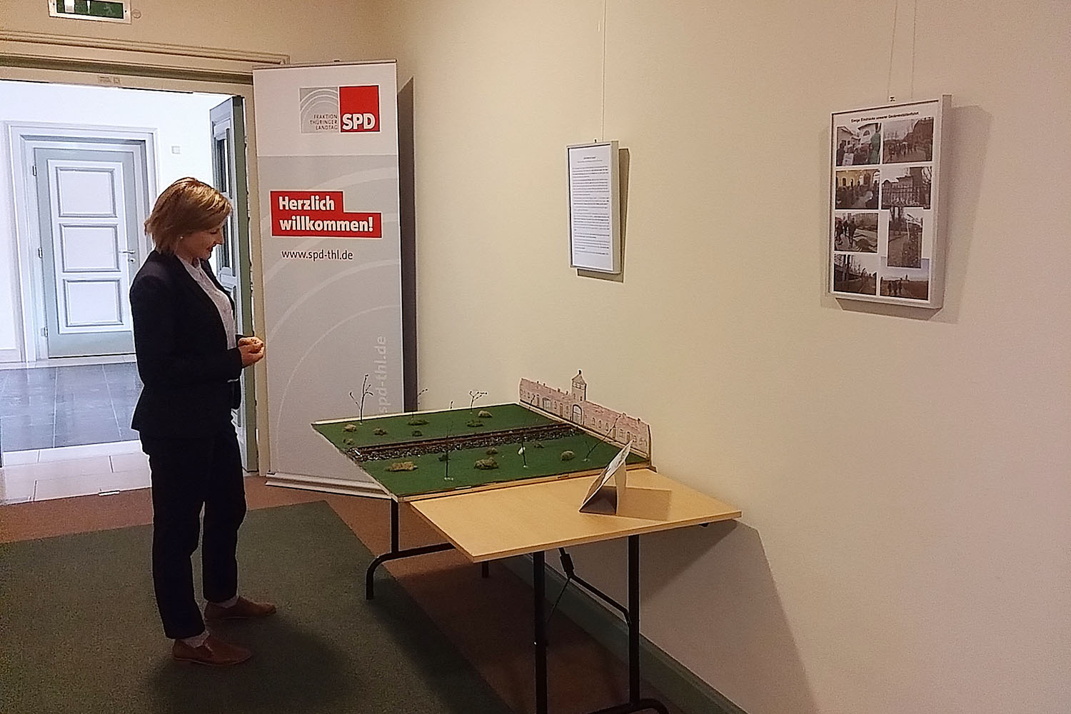 Lessingschule Greiz: Ausstellung in der SPD-Landtagsfraktion in Erfurt gestaltet