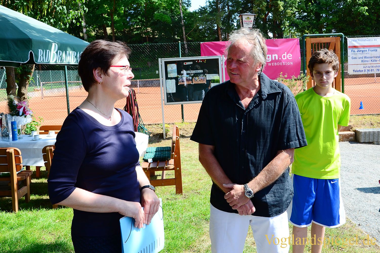 Tennis-Club Blau-Weiß Greiz: Zaunbau mit Lottomitteln gefördert