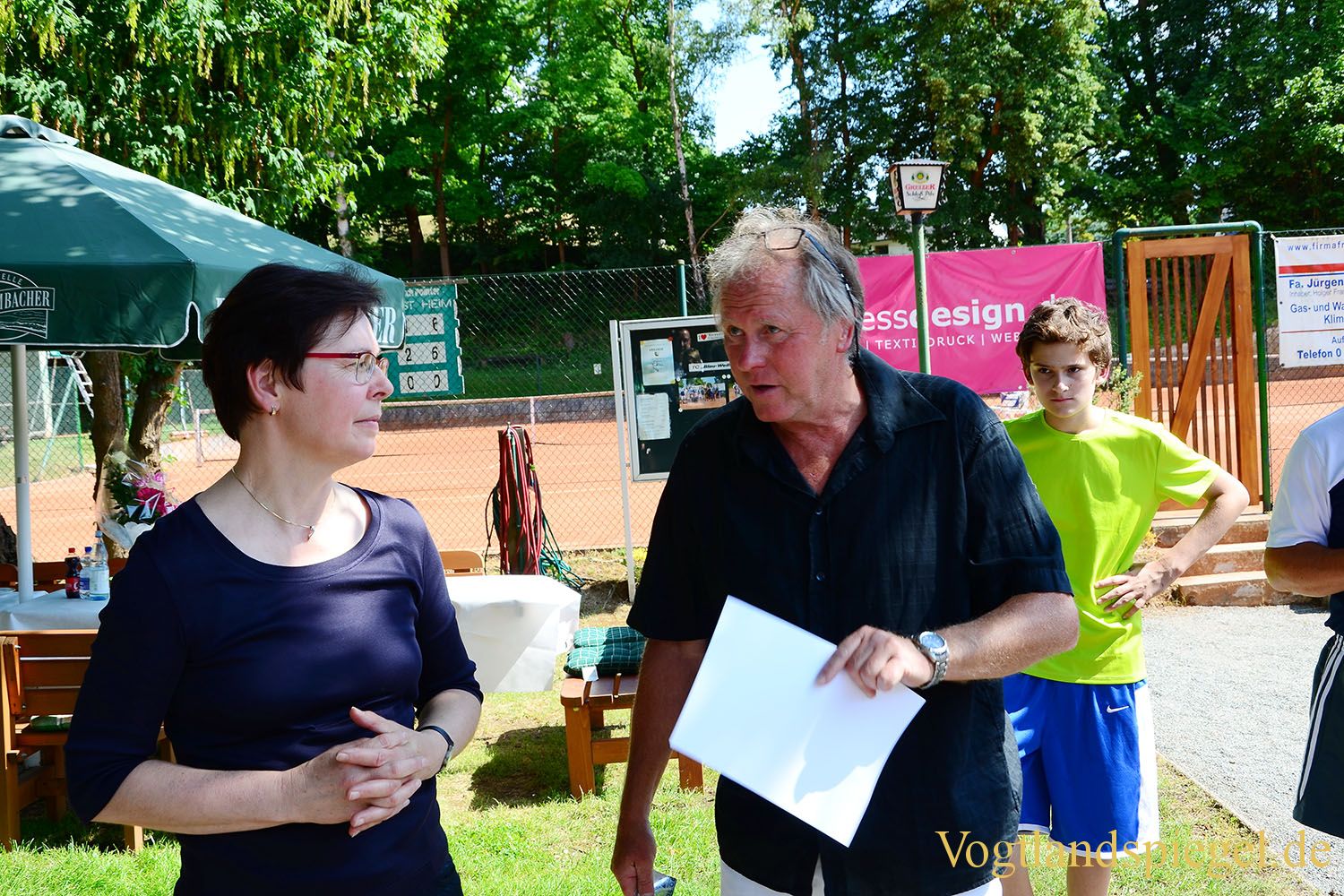 Tennis-Club Blau-Weiß Greiz: Zaunbau mit Lottomitteln gefördert