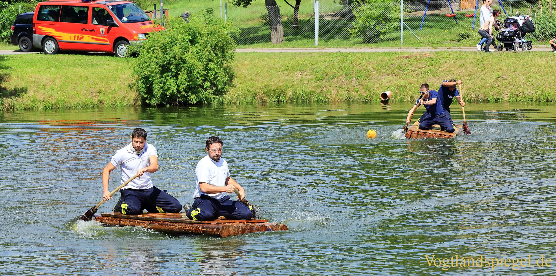 Sommerfest in Zoghaus: 17. Traditionelles Floßrennen