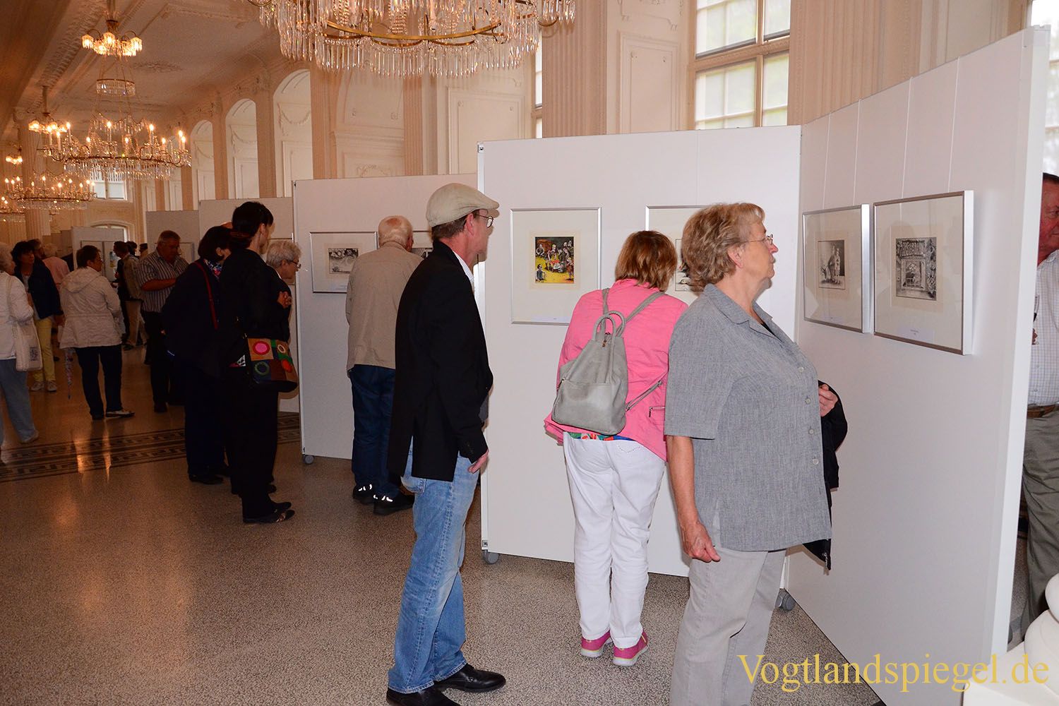 Eröffnung der Ausstellung "In memoriam Klaus Vonderwerth" im Sommerpalais