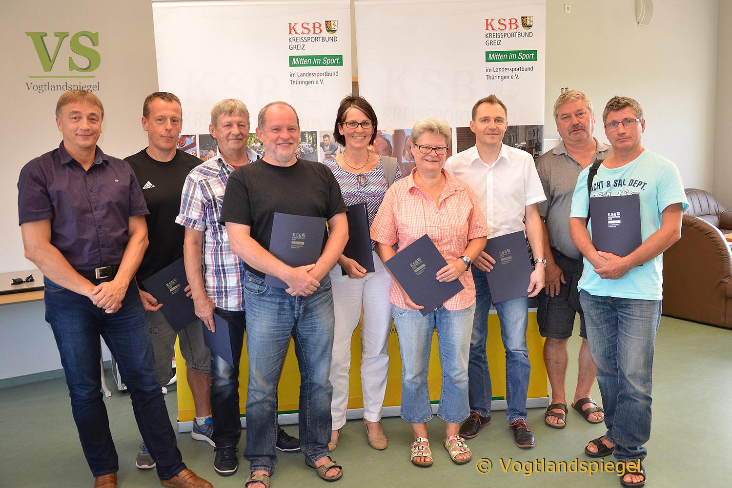 Kreissportbund Greiz: Zuwendung für Vereine