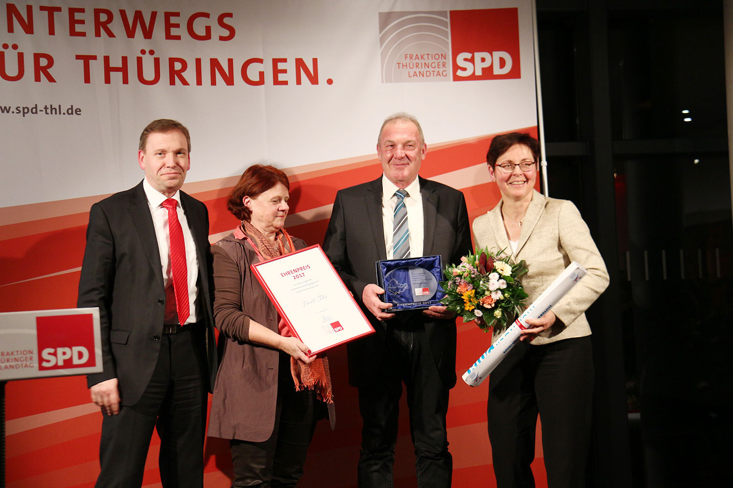 SPD-Landtagsfraktion ehrt Harald Jatho