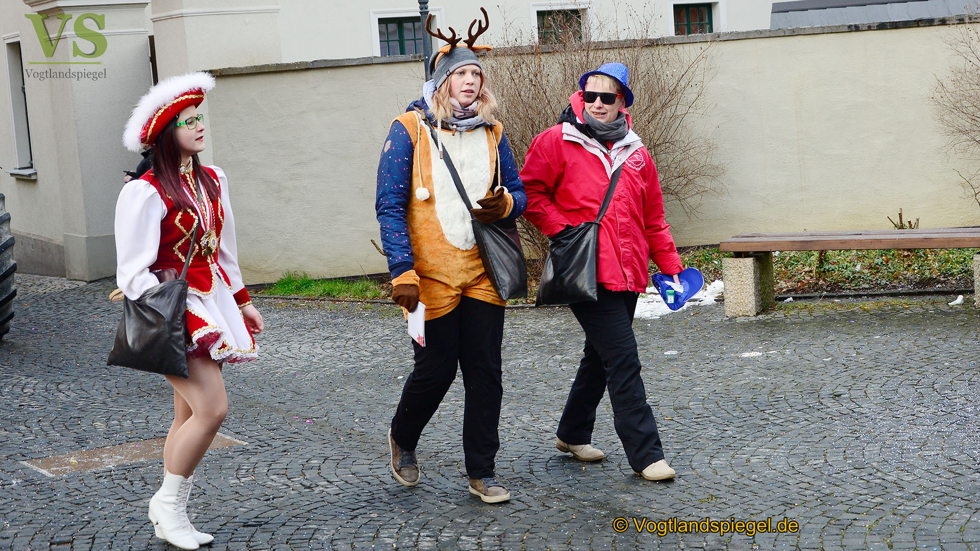 Greizer bejubeln 22. Rosenmontagsumzug