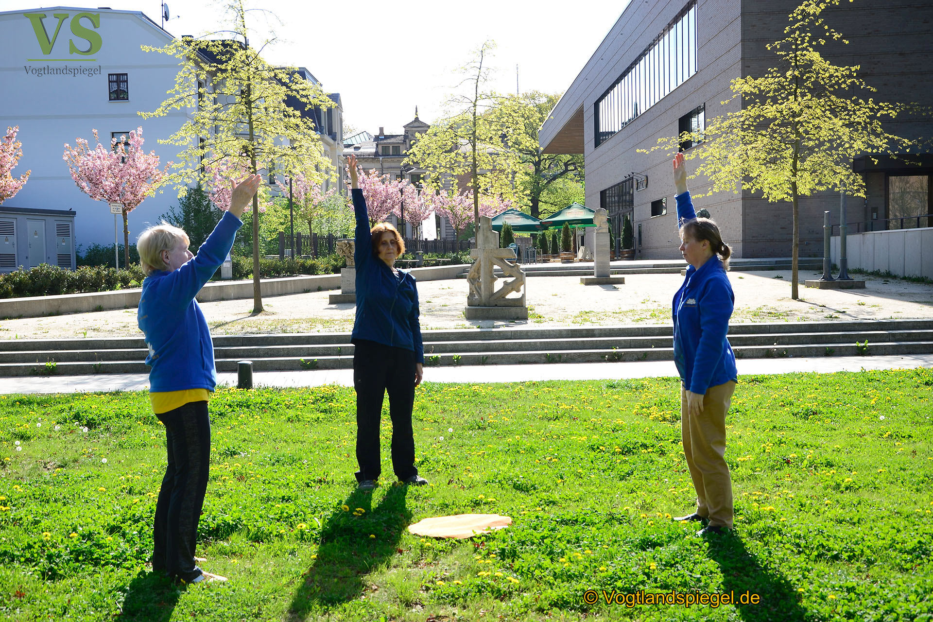 Falun Gong im Greizer Goethepark