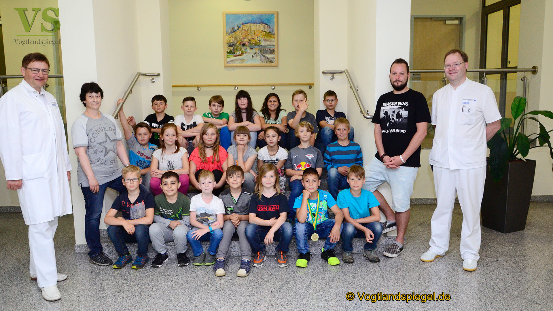 Pohlitzer Grundschüler besuchen Greizer Kinderklinik