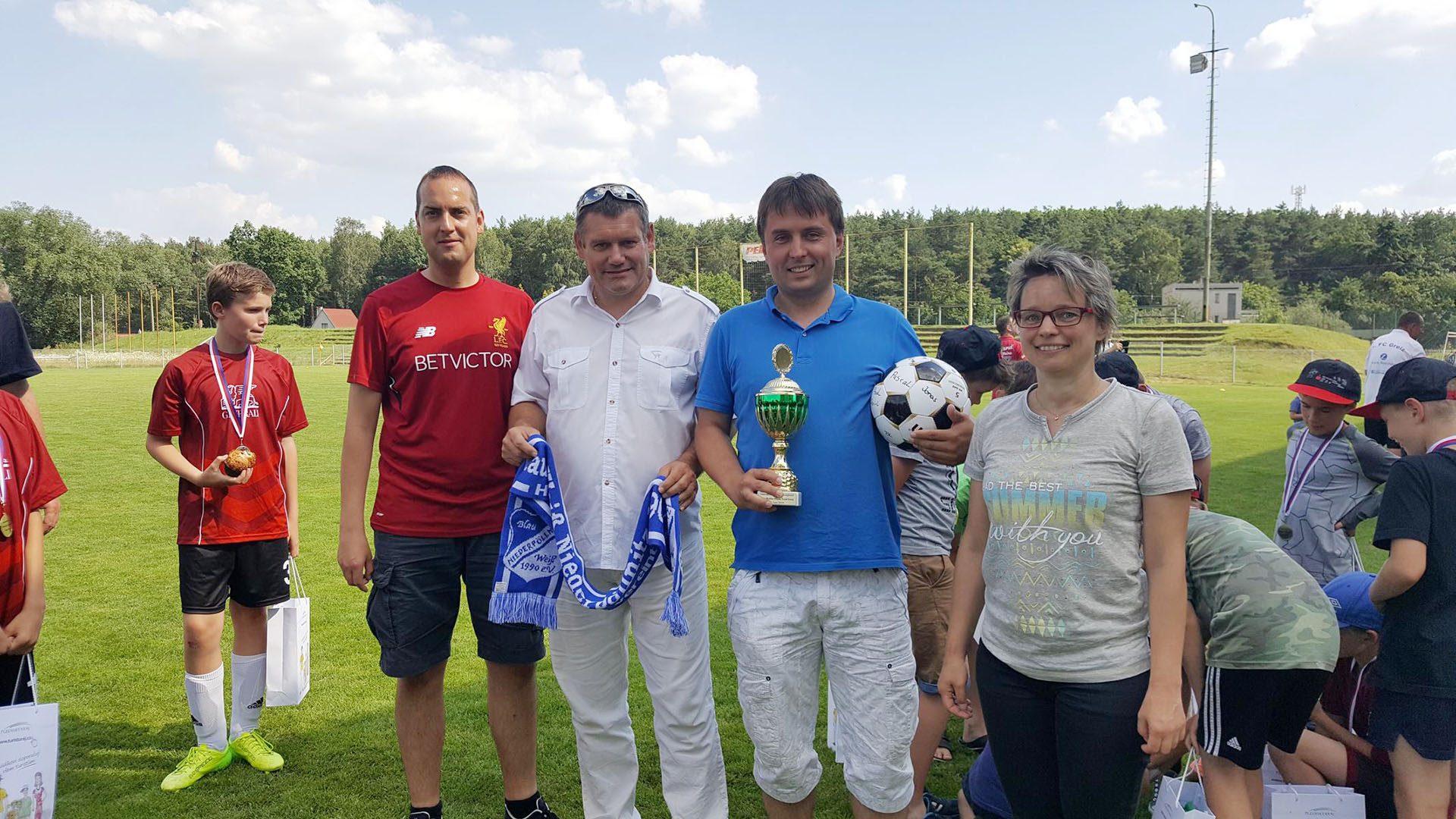 Kreisauswahl Greiz der Fußballkicker D- und E-Junioren in Nyrany zu Gast
